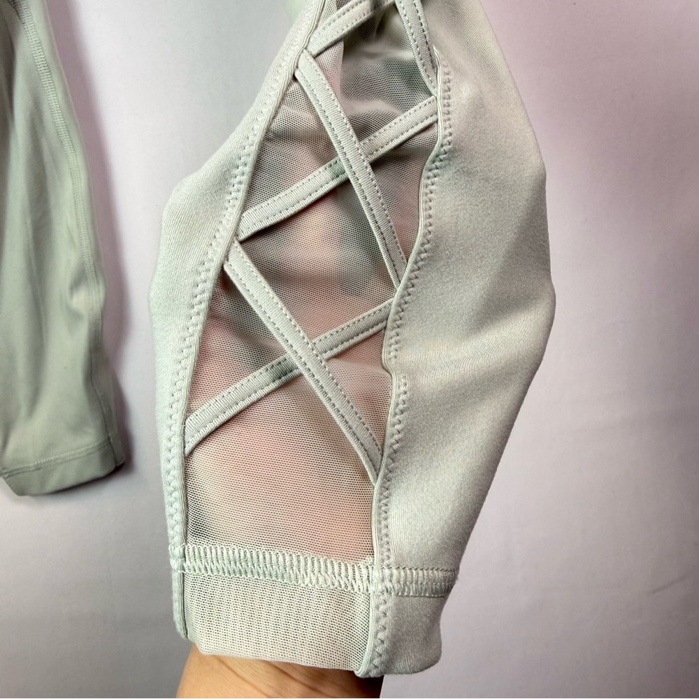 Victoria Secret Women Pastel Activewear Leggings Side Lattice Detail Mesh sz XS - Picture 7 of 14